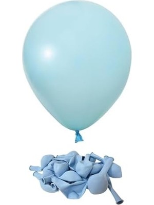 MWX Teknoloji 18 Inç Makaron Mavi Büyük Boy Balon 45 cm