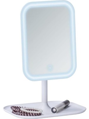 MWX Teknoloji Makyaj Aynası LED Işıklı 3 Modlu Sarı-Beyaz Işık Makeup Mirror
