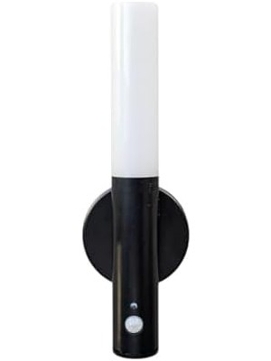 MWX Teknoloji Kumru Şarjlı Sensörlü LED Aplik,, Kablosuz Hareket Sensörlü Duvar Lambası, 3200K Günışığı, USB Şarjlı, Mıknatıslı Yapışkanlı Gece Lambası (Siyah)