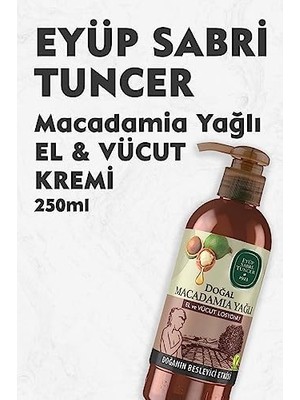 MWX Teknoloji Doğal Macadamia Yağlı El ve Vücut Losyonu 250 ml