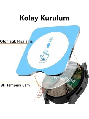 MWX Teknoloji [galaxy 8 Ulltra 47MM Için Takma Aparatlı Cam] Ekran Koruyucu Kırılmaz Cam Yüksek Hassasiyetli Galaxy 8 47MM Ultra ile Uyumludur (Galaxy 8 Ultra 47MM)