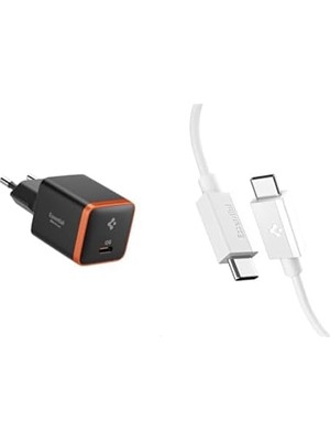 MWX Teknoloji 30W Usb-C Ultra Mini Hızlı Şarj Aleti Pps/ısı Düşürücü Gan Destekli Akım Korumalı Güç Adaptörü & & iPad & MacBook Type-C Usb-C To Usb-C 2 Metre Kablo 60W