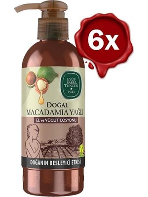 MWX Teknoloji Doğal Macadamia Yağlı El ve Vücut Losyonu 250 ml x 6