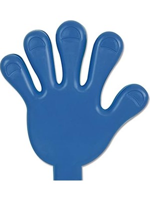 MWX Teknoloji 12 Parça Plastik El Clappers Gürültücü Okul Ruh Malzemeleri Spor Doğum Günü Partisi Şekerleri, 7.5", Mavi
