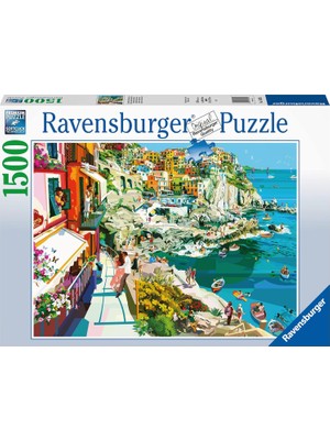 MWX Teknoloji 1500 Parçalı Puzzle Romantik Sahil, Renkli