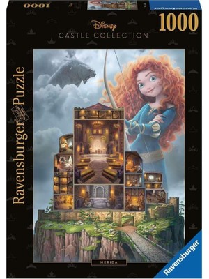 MWX Teknoloji 1000 Parça Puzzle W. Merida Şato