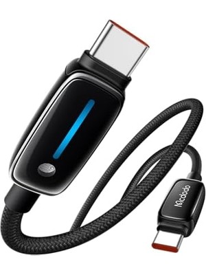MWX Teknoloji CA-0100 Typ-C To Typ-C 100 W Hızlı Şarj Kablosu 1.2m Siyah