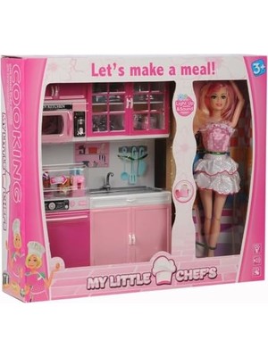 MWX Teknoloji 2012 My Chef's 2'li Mutfak Seti Bebek Hediyeli Evcilik Oyuncakları, Çok Renkli