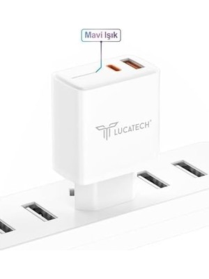 MWX Teknoloji 45W Pd + USB Turbo Hızlı Şarj Adaptörü – Super Destekli