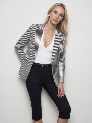 Dilvin 60806 Düz Kesim Blazer-Gri