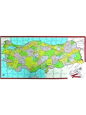 MWX Teknoloji Puzzle LCSH001 Siyasi Harita Frame LCSH001