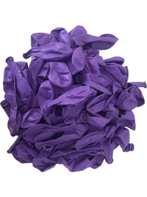 MWX Teknoloji 12 Inç Lila Balon 10 Adet