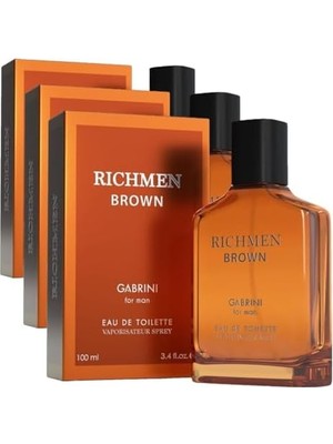 MWX Teknoloji Rıchmen Kahverengi Edt 100ML (3 Paketi)