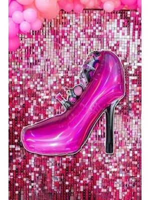 MWX Teknoloji P.e.k. Stiletto Ayakkabı Balon Topuklu Ayakkabı Şekilli Folyo Balon 84CM