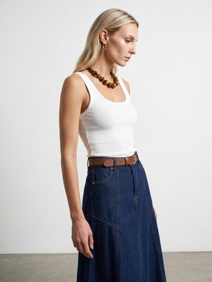 Dilvin 32807 Bra-Free Atlet-Beyaz
