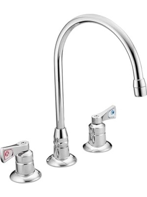 MWX Teknoloji 8227 Commercial M-Dura Breitgefaechert Mutfak Armatürü 2,2 Gpm, Krom