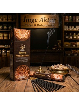 İmge Aktar Darshan Günlük Sakızı - Akgünlük Çubuk Tütsü (20'li Paket) - Frankincense