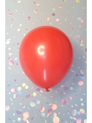 MWX Teknoloji Kırmızı Balon 10 Adet - 12 Inc 30 cm Parti Balonu