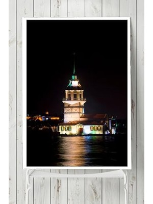 MWX Teknoloji (PSTER5581) Istanbul Kız Kulesi Manzara Posteri 2(40X60CM)