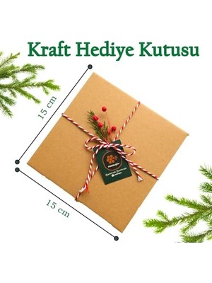MWX Teknoloji Doğal Mum Yılbaşı ve Yeni Yıl Hediye Seti – El Yapımı 3’lü Dekoratif Mum, Kırmızı Çiçekli Jüt KUTULU,%100 Doğal, Ev Dekoru ve Hediye Için Mükemmel Seçim