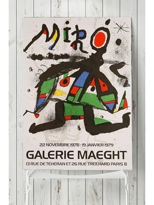 MWX Teknoloji (PSTER6686) Joan Miro - Orig Art Sanatsal Poster (70X100CM)