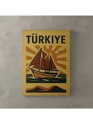 MWX Teknoloji Tablo (Mdf) Tek Parça Retro Tasarım (Turkıye) 20CMX30CM