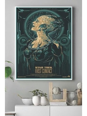 MWX Teknoloji (PSTER17980) Star Trek Art Sanatsal Kanvas Tablo 50 x 70