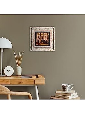 MWX Teknoloji Bir Roma Sanat Aşığı Antik Roma Serisi Taş Duvar Tablosu - Çerçeveli Taş Tablo - Dekoratif Duvar Sanatı - Modern Ev ve Ofis Duvar Dekoru T1-42