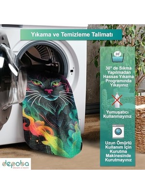 MWX Teknoloji Caty Kadife Oyuncu Odası Halısı Kaymaz Pamuk Tabanlı Yıkanabilir Antibakteriyel Gamer, Gaming Halısı 200X300