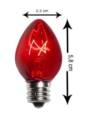 MWX Teknoloji C7 10W Renkli Parfüm Ampul E14 (5 Adet)
