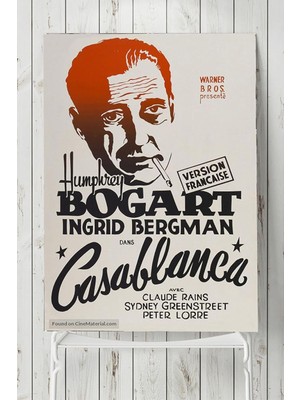 MWX Teknoloji (PSTER3467) Casablanca-Kazablanka Film Afişi Poster 5 (50X70CM)