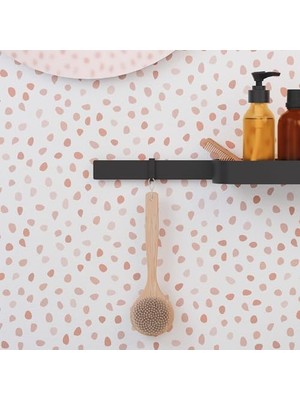MWX Teknoloji Wallstoris Duvar Çubuğu, 70 Cm, Banyo Saklama, Yapıştırma Veya Delme Için Saklama Sistemi Için Sabitleme Çubuğu, Mat Siyah