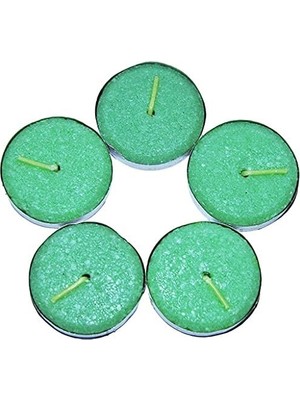 MWX Teknoloji Ksmart Tea Lights Yeşil Mum 5AD