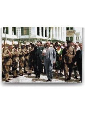 MWX Teknoloji Atatürk Duvar Tablosu - 75X50CM