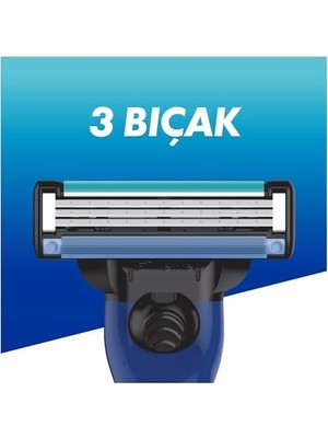 MWX Teknoloji Mach3 Start Yedek Tıraş Bıçağı 15 Adet