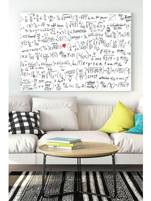 MWX Teknoloji (PSTER16035) Matematik Formüller Eğitim Kanvas Tablo 50 x 70