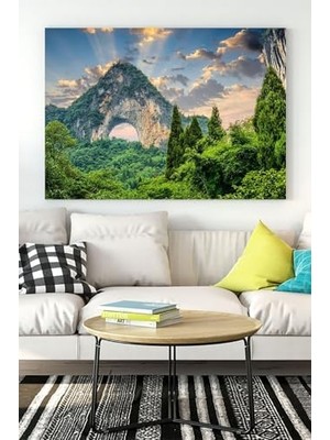 MWX Teknoloji (PSTER15838) Dağ Doğa Manzara Kanvas Tablo 4 50 x 70