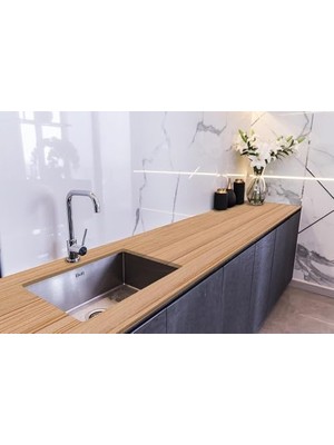 MWX Teknoloji Tezgah Üstü Kaplama Folyosu Mutfak Tezgahı Kaplama Ahşap Laminat Desen 70 cm x 3 Metre
