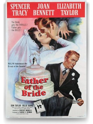 MWX Teknoloji Taylor - Father Of The Bride Tablosu - 100X140CM