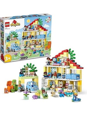 MWX Teknoloji ® Kasabası 3’ü 1 Arada Aile Evi 10994 Oyuncak Yapım Seti (218 Parça)