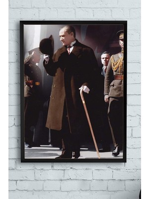 MWX Teknoloji (PSTER9917) Atatürk Çerçeveli Tablo 7 (50X70CM)