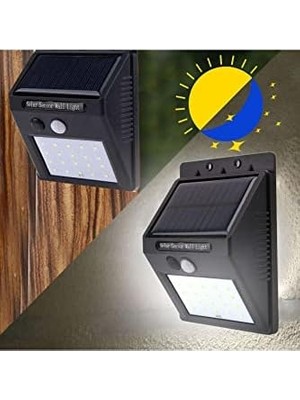 MWX Teknoloji Güneş Enerjili (Solar) 20 Ledli Dış Mekan Aydınlatma Su Geçirmez