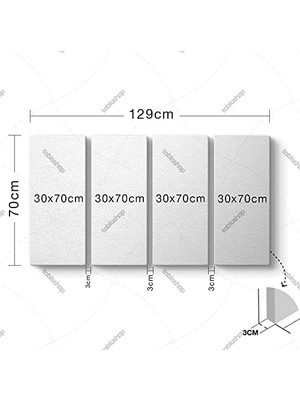 MWX Teknoloji Hdr Gate Tablosu 129 x 70-4 Parçalı
