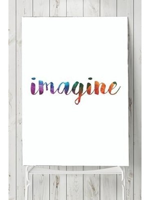 MWX Teknoloji (PSTER6765) Imagine Motivasyon Poster2 (30X40CM)