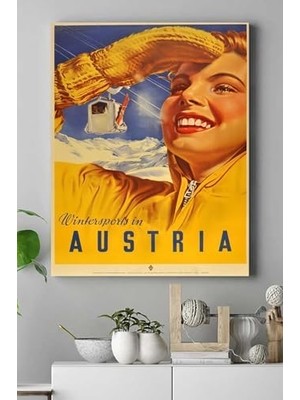 MWX Teknoloji (PSTER15080) Avustralya Kanvas Tablo 50 x 70