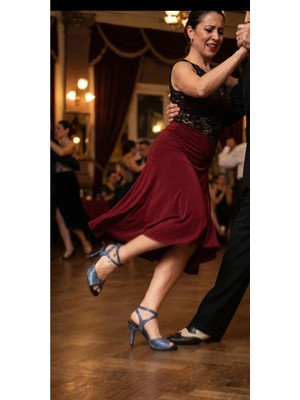 Lo Mejor Shoes GLİTTER STEPS 9.5 CM TOPUK BOYU 15 PONT AÇIK TOPUK DANS, TANGO VE ABİYE AYAKKABI