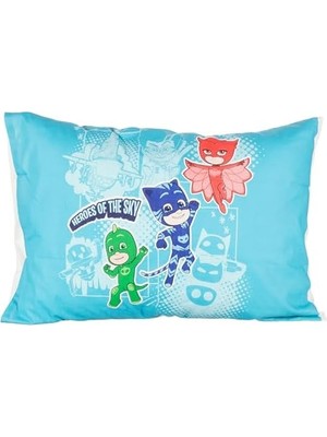 MWX Teknoloji Taç Pj Masks Hero Desenli Pamuk Set, Çok Renkli, Küçük Tek Kişilik