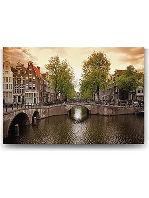 MWX Teknoloji Amsterdam Kanal Tablosu - 75X50CM
