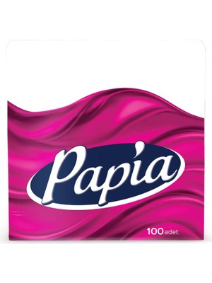Sayemons Papia 2 Katlı Beyaz Peçete, 100 Adet