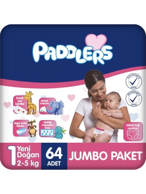Sayemons Yenidoğan Bebek Bezi 1 Numara (2-5 Kg) 64 Adet – Paket